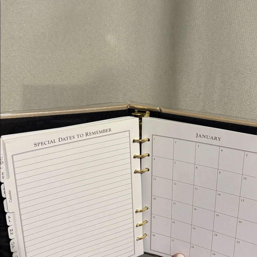 NWOT Vintage Tan Hallmark Address Book